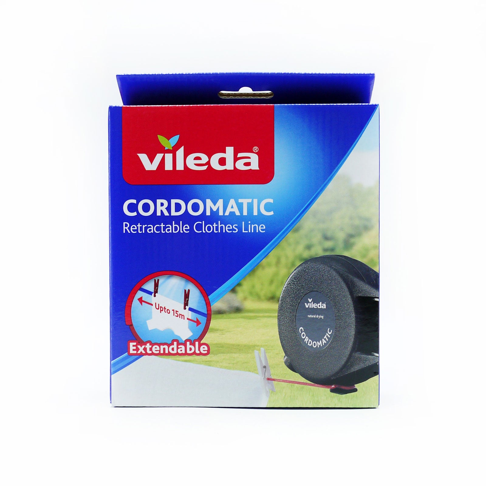 Vileda Cordmatic Retractable Cloth Line 15M Vileda Cordmatic Retractable Cloth Line 15M